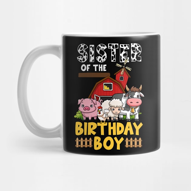 Cow Sister Birthday Family Matching Mothers Day Boy Girls Farm by OHC t-shirt